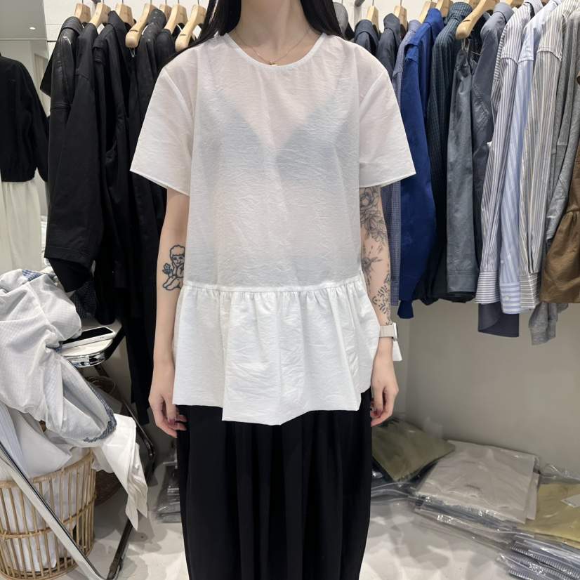 MOWER韓國直郵實拍女裝新品推薦人氣休閑26春夏襯衫蕾絲衫MOWER襯衫/蕾絲衫