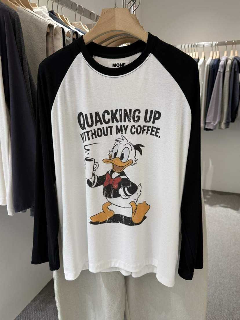 MONE-A韓國東大門直郵女裝新款推薦人氣熱賣26春夏長袖T恤MONE-A長袖T恤