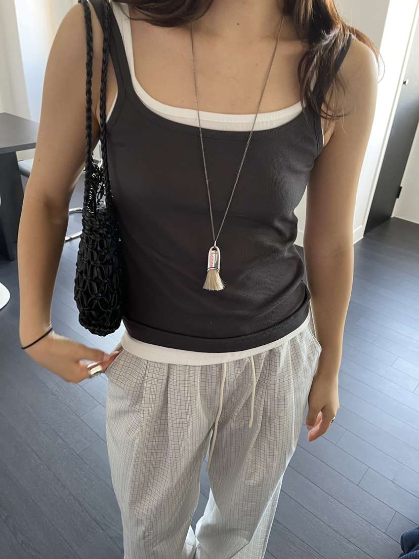 TORRE韓國代購女裝新款26春夏休閑熱賣人氣推薦時尚吊帶背心TORRE吊帶/背心