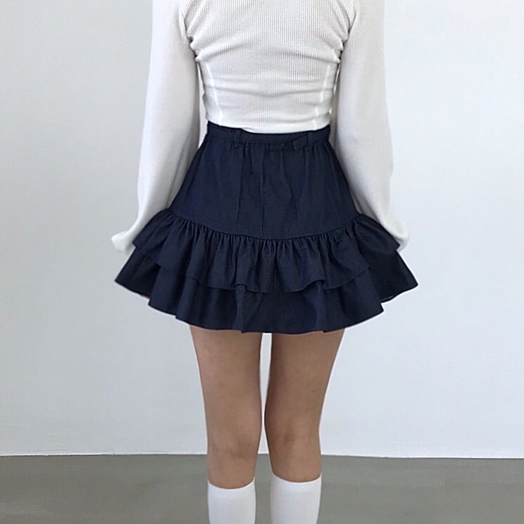 2TWO MOON韓國東大門代購女裝新款休閑職業26春夏短裙腰帶2TWO MOON短裙