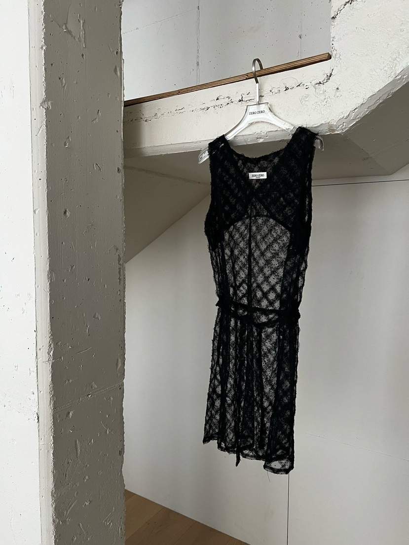 ZEROZERO韓國直郵女士新品熱賣時尚職業人氣連衣裙含腰繩ZEROZERO連衣裙