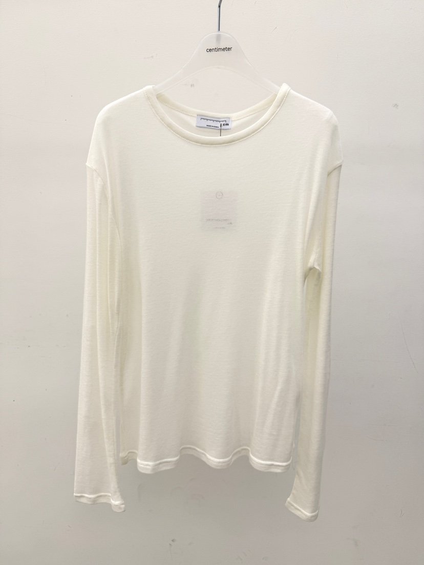 CM韓國直郵女士新款推薦休閑人氣職業時尚26春夏長袖T恤透明CM_centimeter長袖T恤