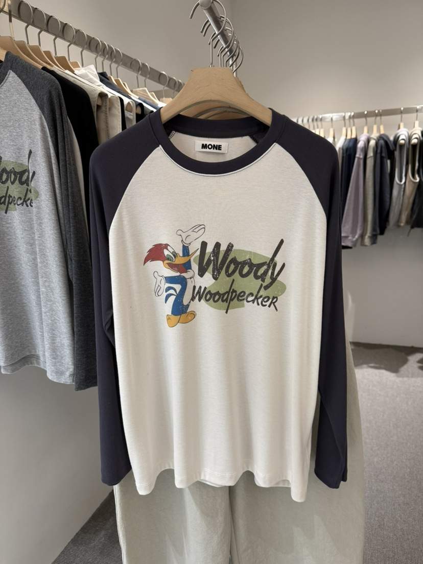 MONE-A韓國東大門代購女裝新款推薦26春夏時尚熱賣長袖T恤MONE-A長袖T恤