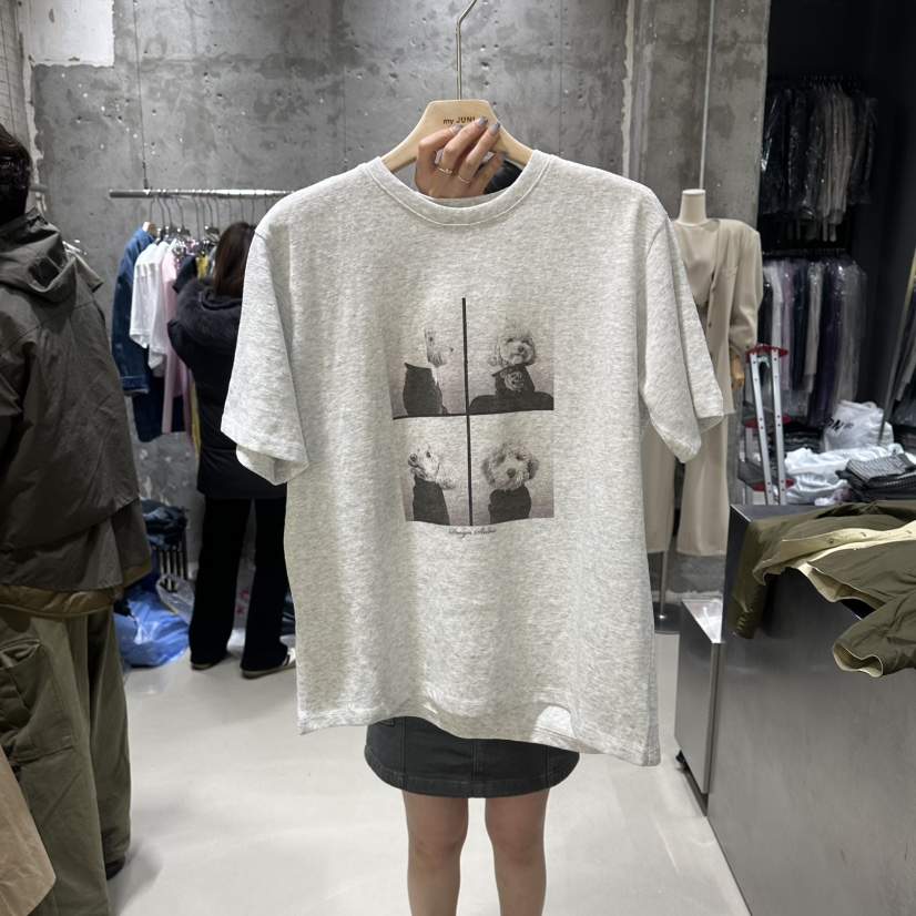 JUNI韓國代購女裝新品時尚職業休閑熱賣推薦人氣26春夏T恤my juniT恤