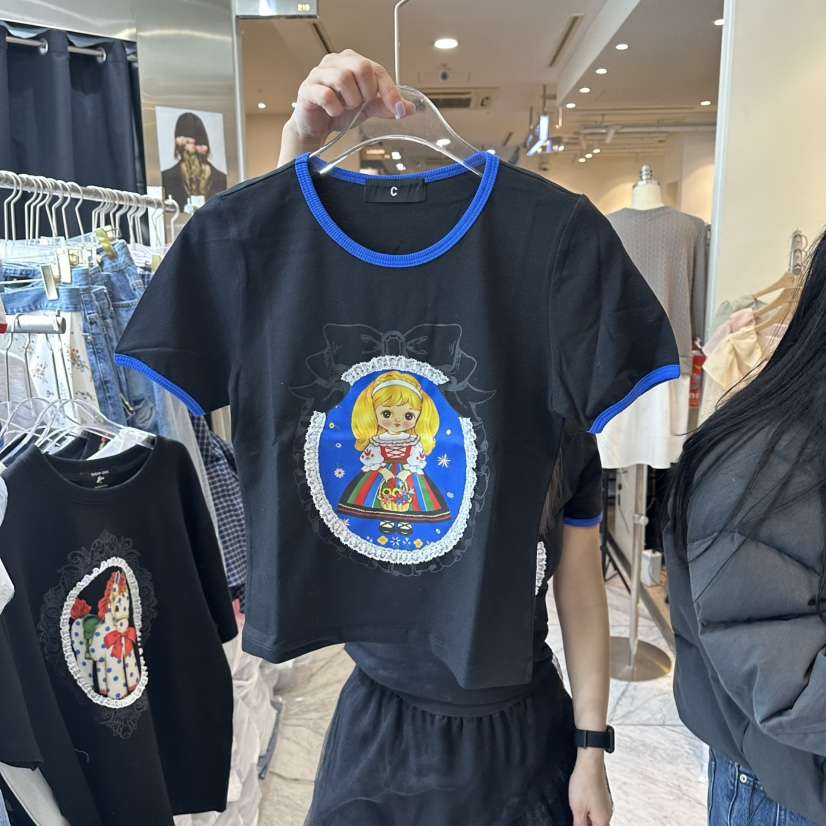 CHEAP-CHIC韓國東大門直郵女士新款休閑推薦人氣熱賣T恤CHEAP-CHIC/CHARLES THE SECONDT恤