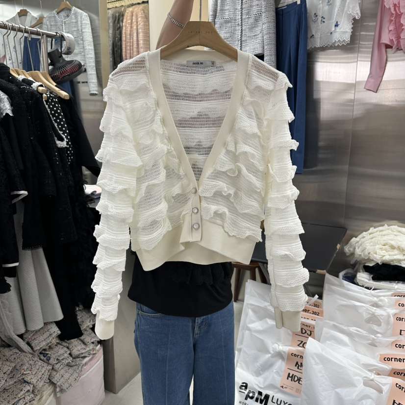 CORNER韓國代購女裝新款人氣休閑職業推薦熱賣26春夏針織衫CORNER.302針織衫