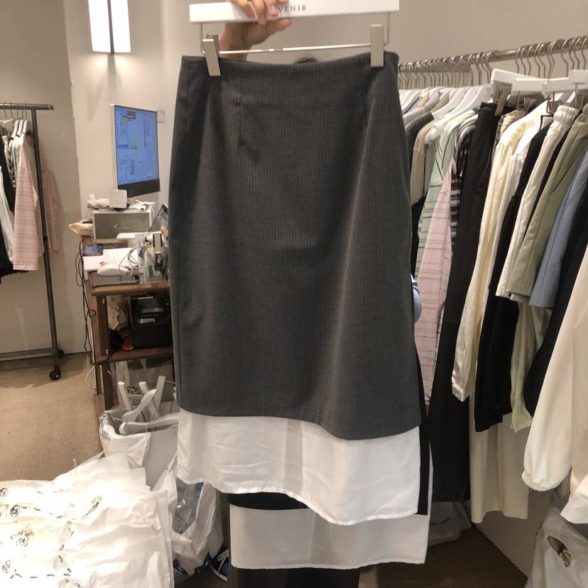 VENIR-a韓國東大門直郵女士新品26春夏時尚半身裙中短裙VENIR-a半身裙/中短裙