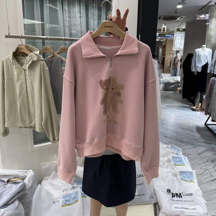 OURMOMENT韓國東大門代購女士新品熱賣人氣時尚推薦26春夏衛衣OURMOMENT衛衣