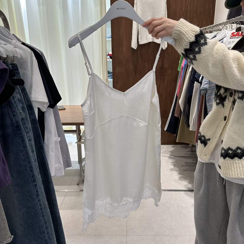 BUCKLE韓國東大門代購女士新款26春夏休閑時尚熱賣吊帶背心BUCKLE吊帶/背心