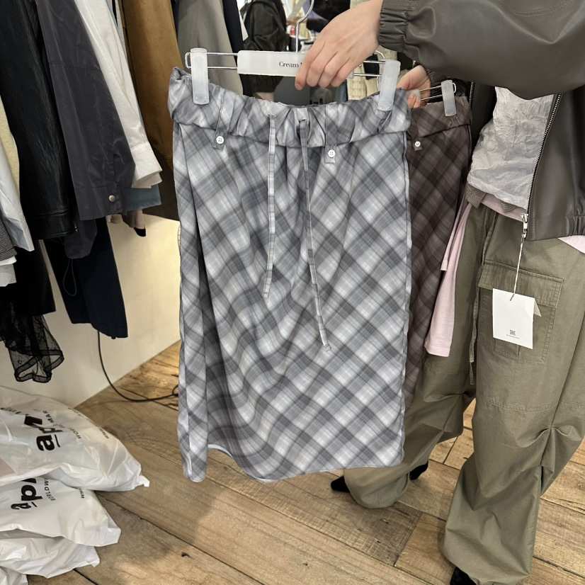 CREAM VILLA韓國代購女裝新款休閑長裙CREAMVILLA長裙