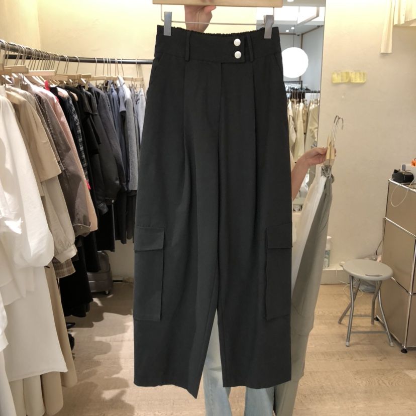 W AND J韓國直郵實拍女士新品時尚26春夏人氣休閑褲工裝褲W AND J休閑褲