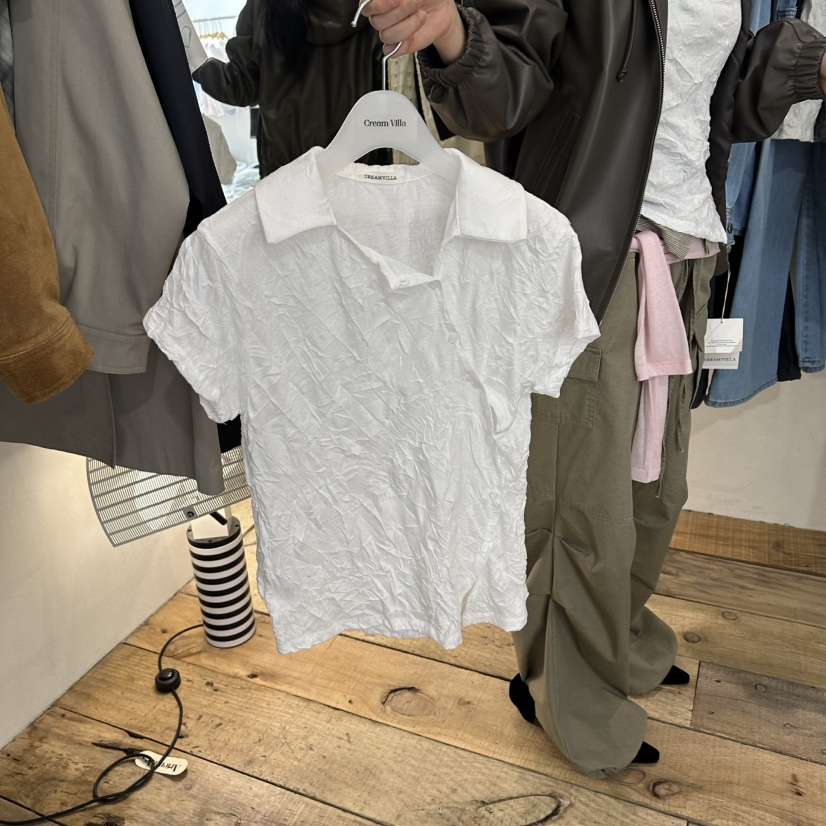 CREAM VILLA韓國東大門代購女裝新款熱賣T恤CREAMVILLAT恤