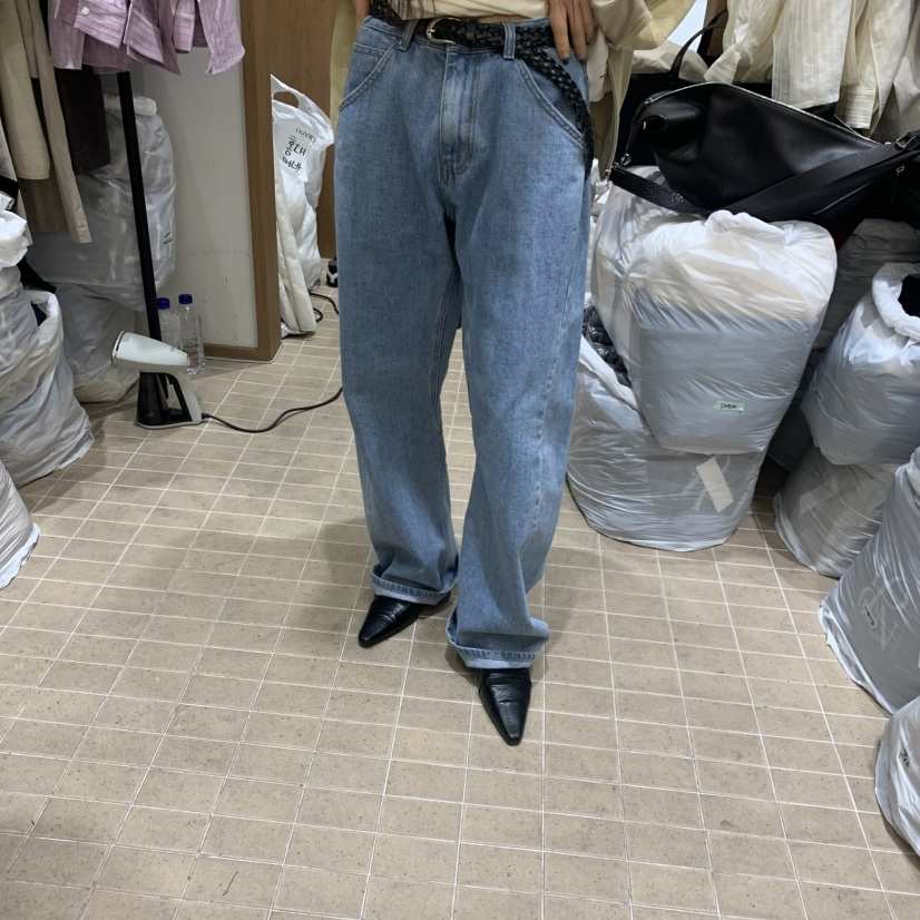 LOFN韓國東大門代購女裝新品時尚人氣熱賣牛仔褲不含腰帶LOFN牛仔褲