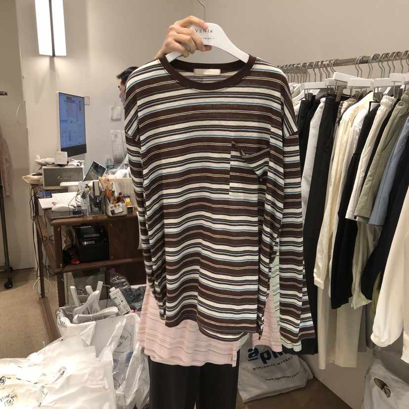 VENIR-a韓國東大門直郵女裝新款推薦26春夏休閑熱賣長袖T恤VENIR-a長袖T恤