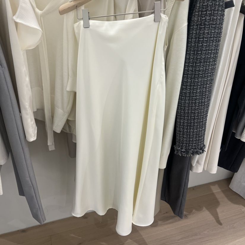 ANDYOUBROWN韓國直郵女士新款推薦26春夏休閑職業長裙絲綢ANDYOUBROWN長裙