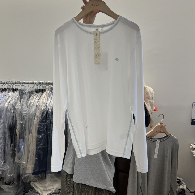 TAN&amp;COMO韓國東大門直郵女裝新款時尚26春夏長袖T恤tan-COMO長袖T恤