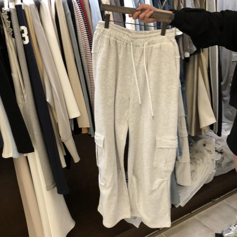 VIRKIN韓國代購女士新款推薦職業26春夏人氣休閑褲工裝褲VIRKIN休閑褲