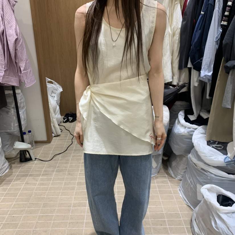 LOFN韓國東大門直郵女裝新款休閑職業推薦時尚連衣裙含圍巾LOFN連衣裙