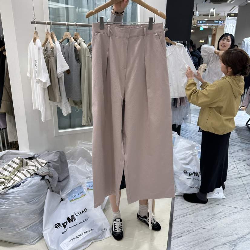 OURMOMENT韓國直郵實拍女裝新款熱賣26春夏職業時尚休閑褲OURMOMENT休閑褲