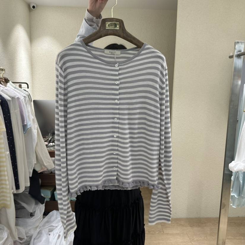 EMPTY韓國直郵實拍女士新品26春夏職業人氣熱賣針織衫開衫EMPTY針織衫