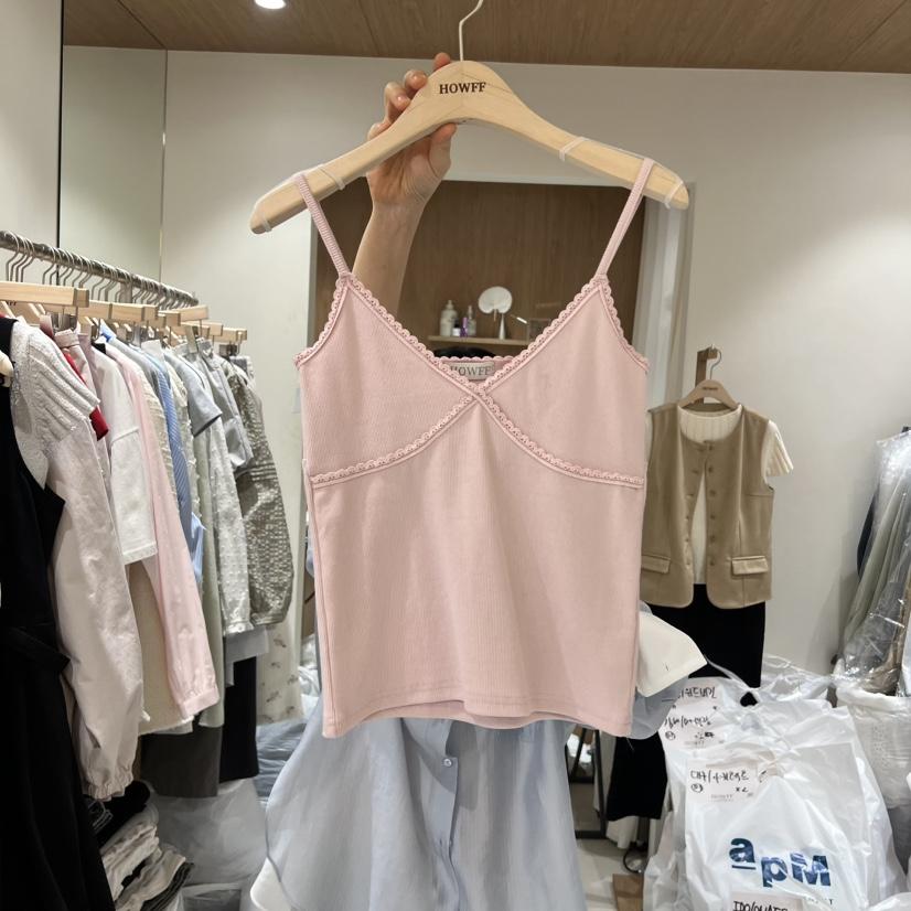 HOWFF韓國代購女士新款推薦26春夏職業熱賣休閑時尚吊帶背心HOWFF吊帶/背心