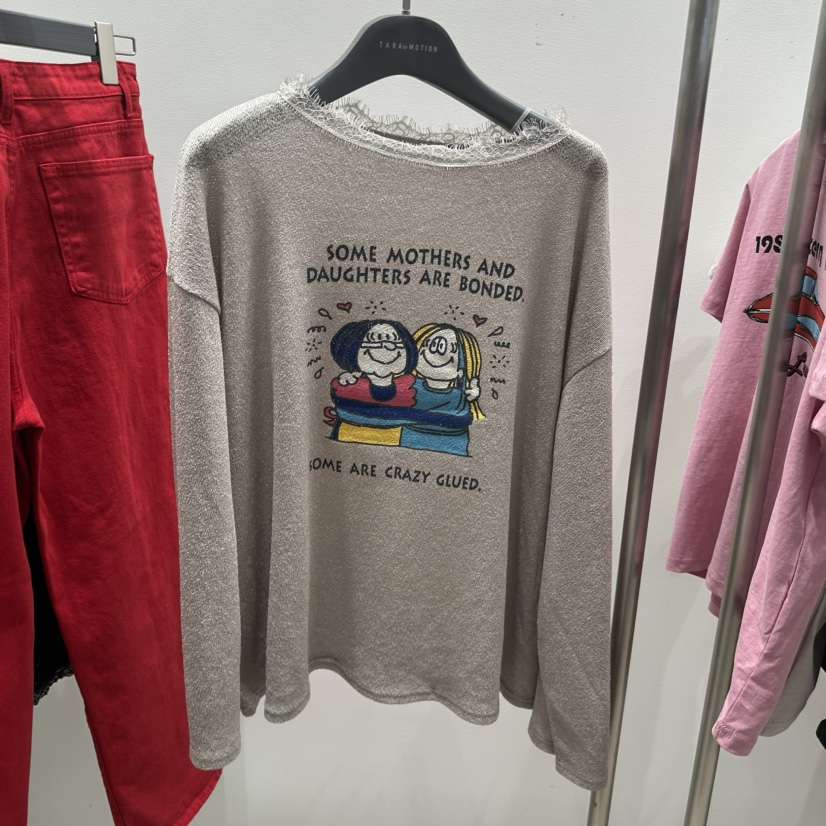 TARABY MOTION韓國直郵女裝新品人氣熱賣職業推薦長袖T恤TARABY MOTION長袖T恤