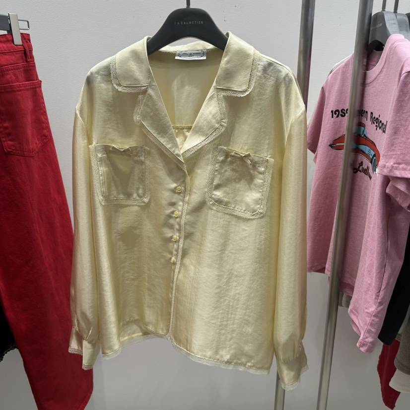 TARABY MOTION韓國直郵女士新品休閑人氣推薦襯衫蕾絲衫TARABY MOTION襯衫/蕾絲衫