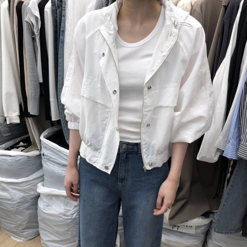 MOI-A韓國東大門代購女士新款時尚熱賣26春夏人氣夾克兜帽MOI-A夾克