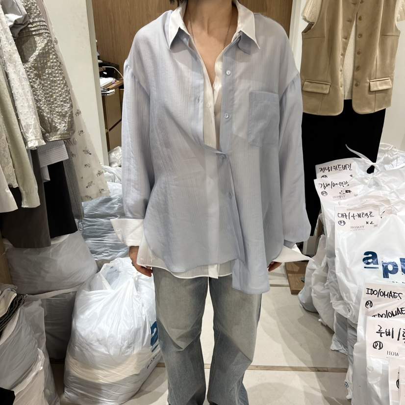 HOWFF韓國東大門代購女士新品熱賣職業襯衫蕾絲衫不含內搭HOWFF襯衫/蕾絲衫