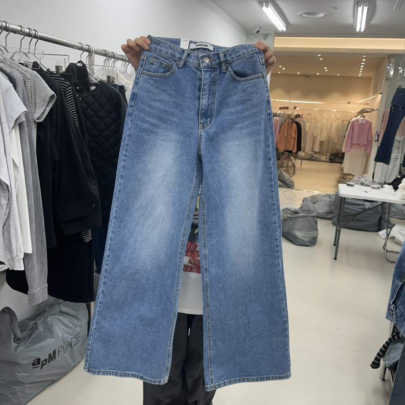 TOPDRESSING韓國直郵女裝新款人氣熱賣時尚職業26春夏牛仔褲TOPDRESSING牛仔褲