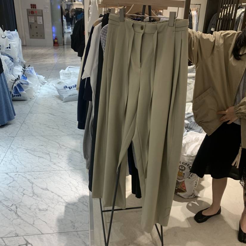 RAWROW韓國直郵女裝新品休閑熱賣推薦26春夏職業休閑褲羊毛RAWROW休閑褲