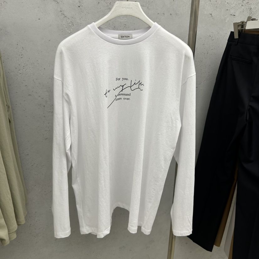 SIXTEEN韓國東大門直郵女裝新款26春夏時尚職業熱賣長袖T恤SIXTEEN長袖T恤