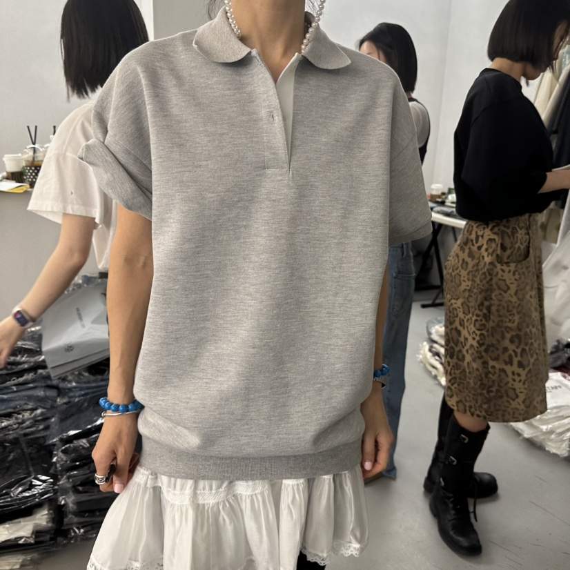 DOUBLE STANDARD/LE SMOKING/MAISONSTAFF韓國東大門代購女士新品26春夏T恤MAISONSTAFFT恤