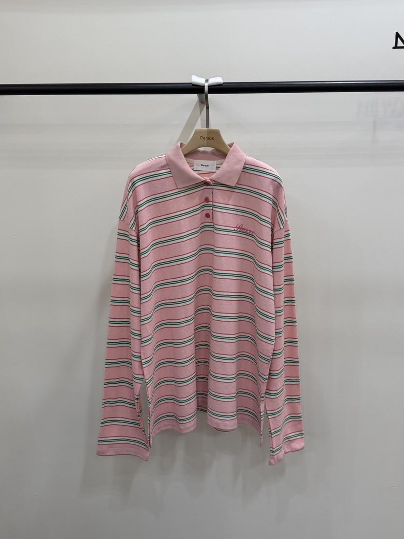 PERSON韓國直郵女士新款26春夏人氣職業熱賣推薦時尚長袖T恤PERSON長袖T恤