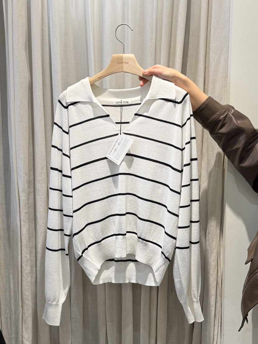 LONG PEAK韓國代購女士新品職業26春夏休閑針織衫不含內搭LONG PEAK針織衫