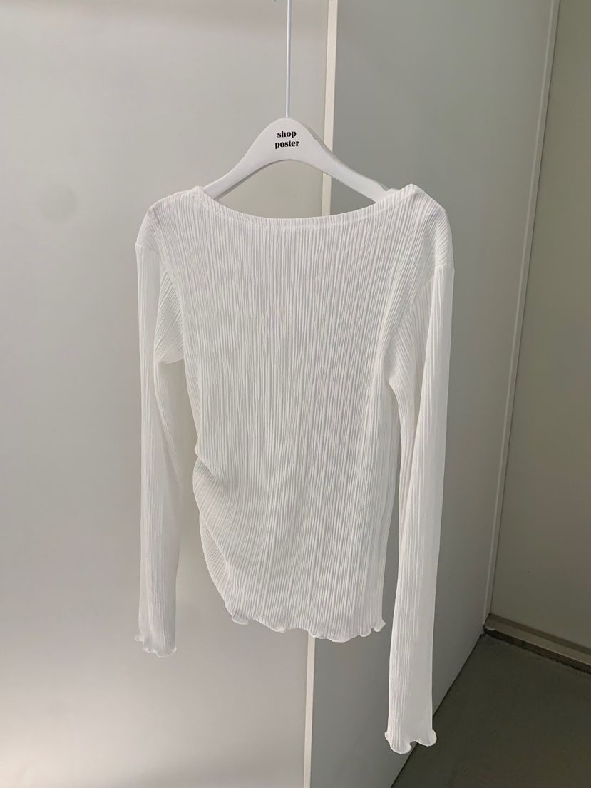 SHOP POSTER韓國東大門代購女士新款時尚職業26春夏長袖T恤SHOP_POSTER長袖T恤