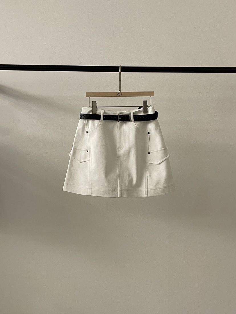 2DA/DARIMI-P韓國代購女裝新品職業時尚26春夏短裙含腰帶2DA/DARIMI-P短裙