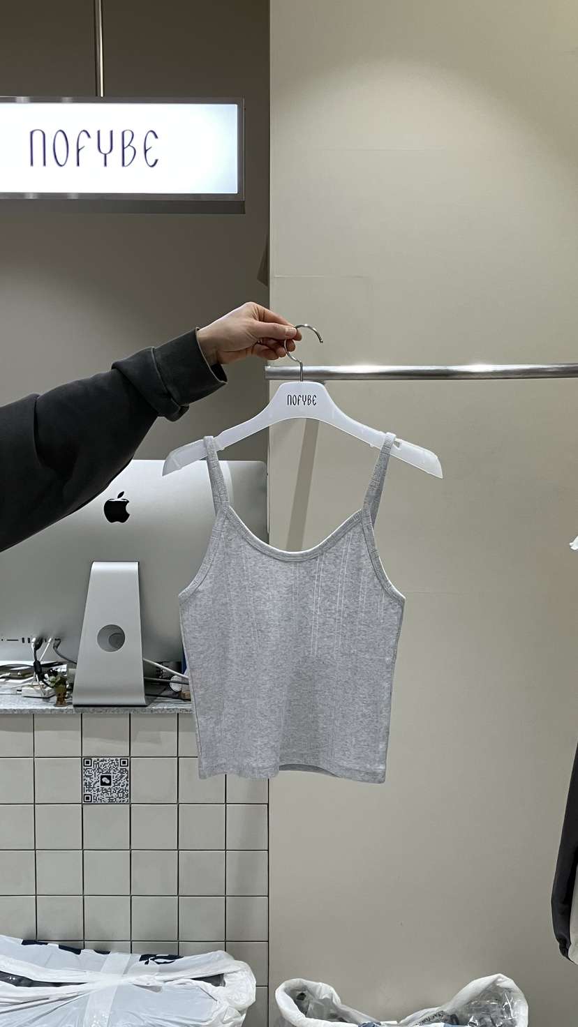 NOFYBE韓國代購女士新款26春夏熱賣推薦職業人氣吊帶背心NOFYBE吊帶/背心