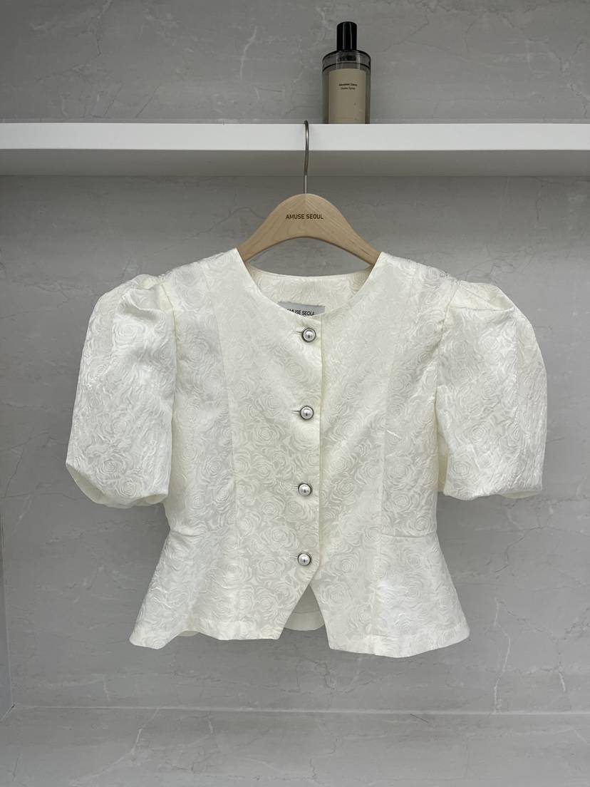 AMUSE SEOUL韓國直郵實拍女裝新款休閑推薦時尚襯衫蕾絲衫AMUSE SEOUL襯衫/蕾絲衫