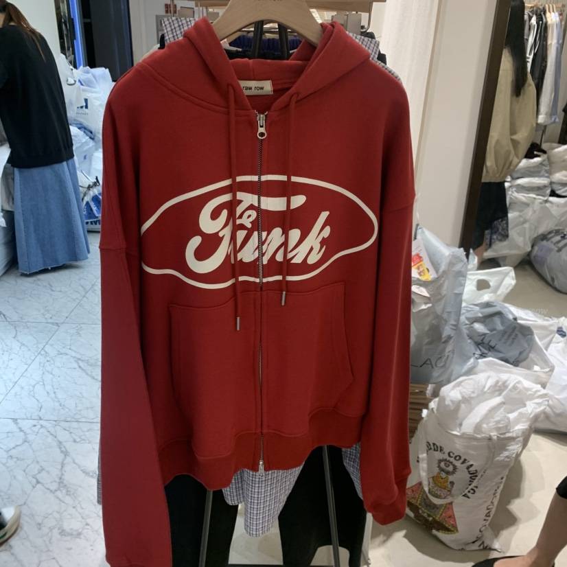 RAWROW韓國直郵實拍女裝新品推薦人氣熱賣職業衛衣連帽衫RAWROW衛衣