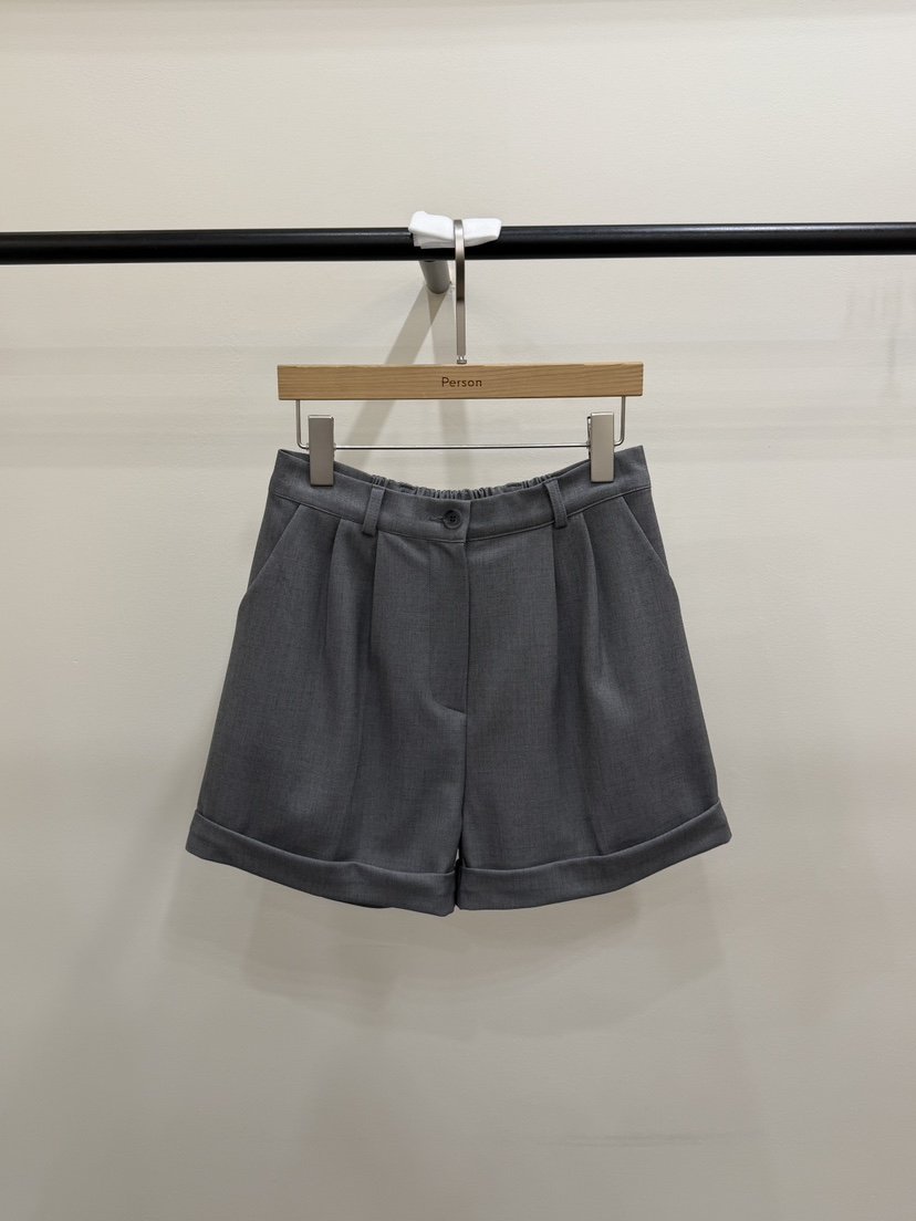 PERSON韓國代購女士新款26春夏熱賣時尚人氣休閑推薦短褲PERSON短褲
