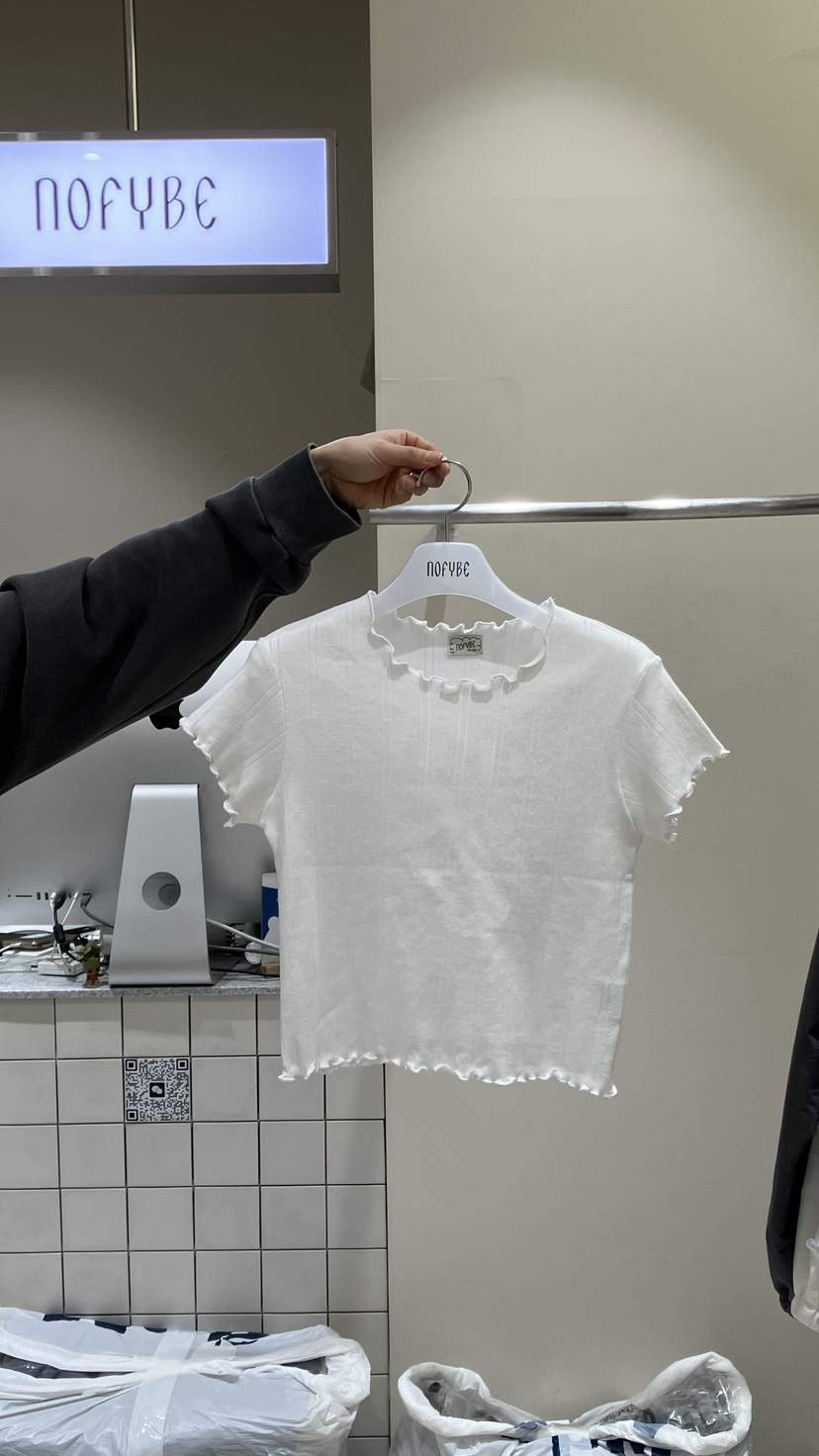 NOFYBE韓國東大門直郵女裝新品時尚熱賣推薦休閑職業人氣T恤NOFYBET恤