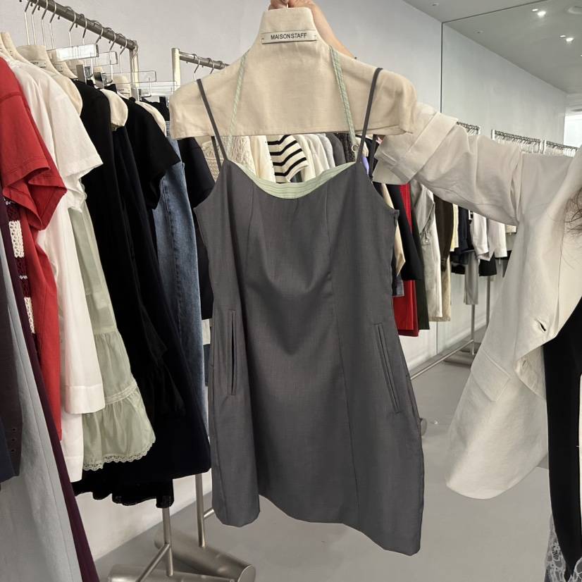 DOUBLE STANDARD/LE SMOKING/MAISONSTAFF韓國代購女裝新品人氣連衣裙MAISONSTAFF連衣裙