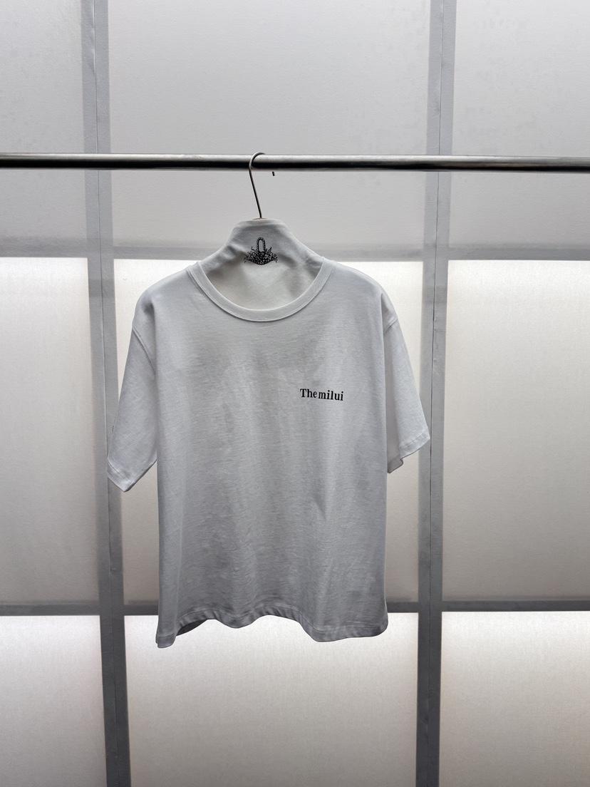 MILUI韓國代購女士新款時尚推薦休閑熱賣職業26春夏人氣T恤MILUIT恤