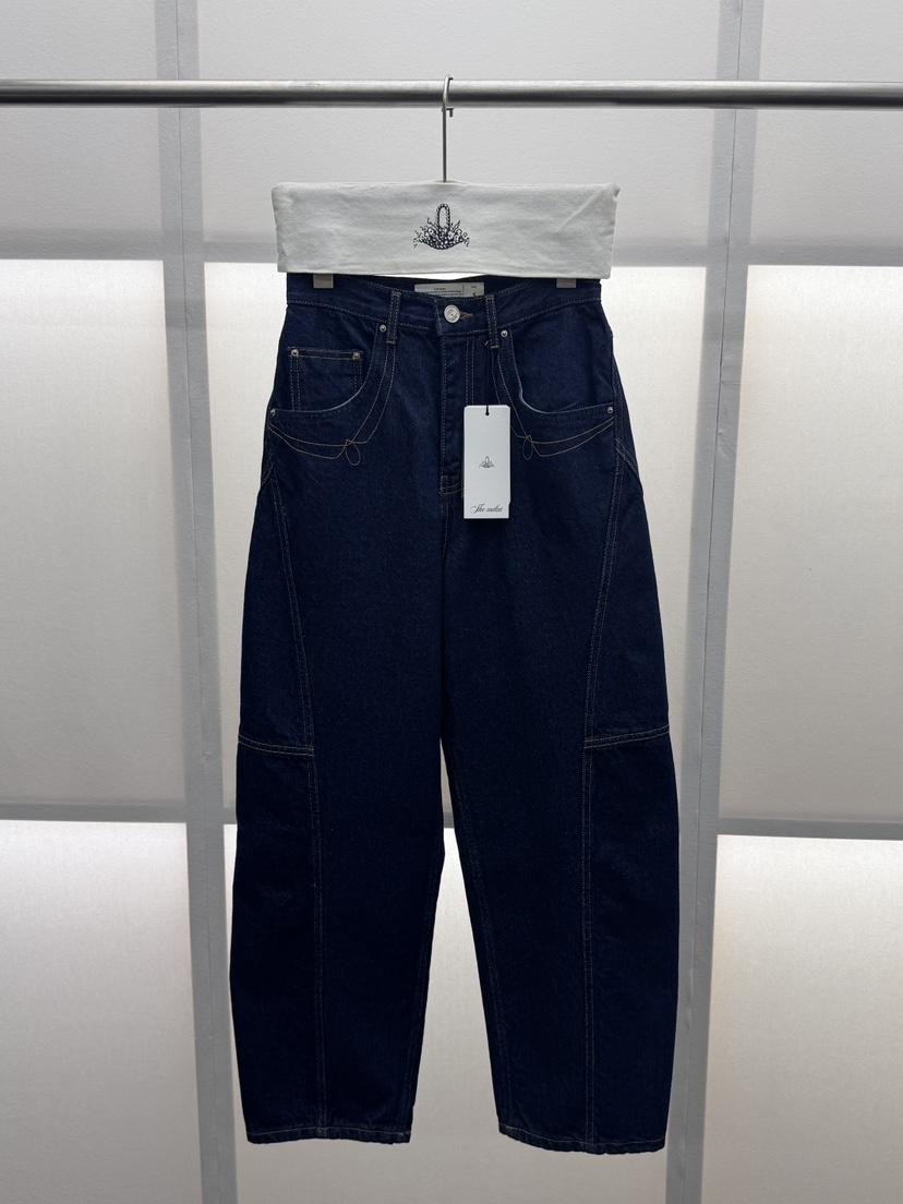 MILUI韓國東大門直郵女士新款熱賣休閑推薦26春夏職業牛仔褲MILUI牛仔褲