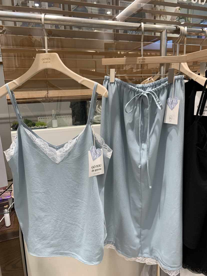 DE GO YOU韓國東大門直郵女裝新品休閑人氣職業套裝蕾絲DE GO YOU套裝