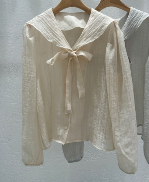 CRONG韓國東大門直郵女裝新款人氣熱賣26春夏時尚襯衫蕾絲衫CRONG襯衫/蕾絲衫