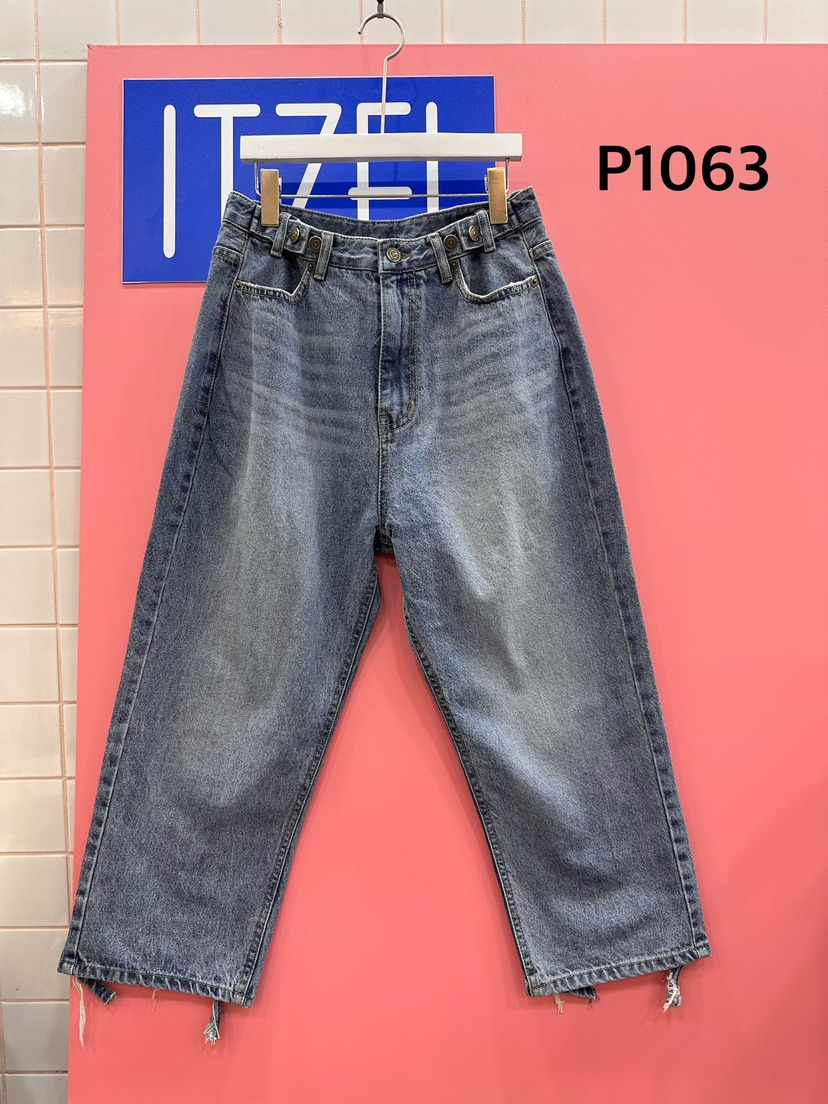 ITZEL韓國直郵女裝新款26春夏時尚熱賣職業推薦休閑牛仔褲ITZEL牛仔褲