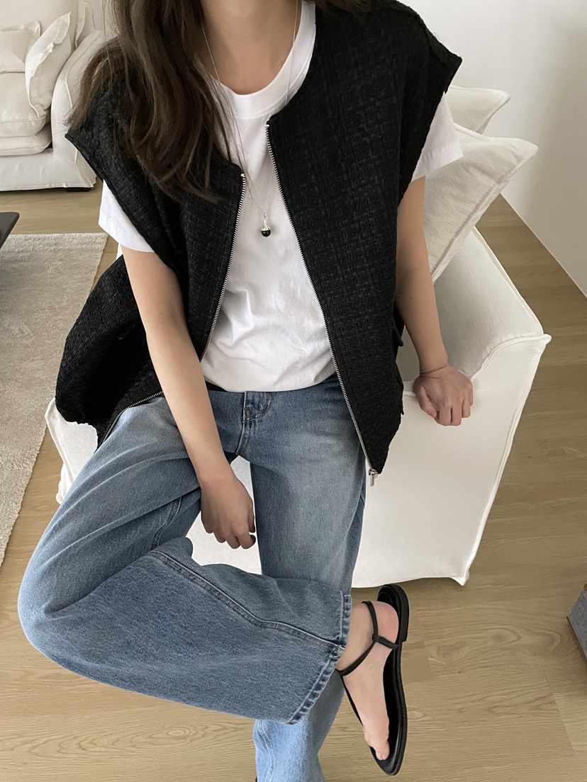 ATHEA韓國代購女士新款真品職業熱賣26春夏馬甲不含內搭粗花呢ATHEA馬甲