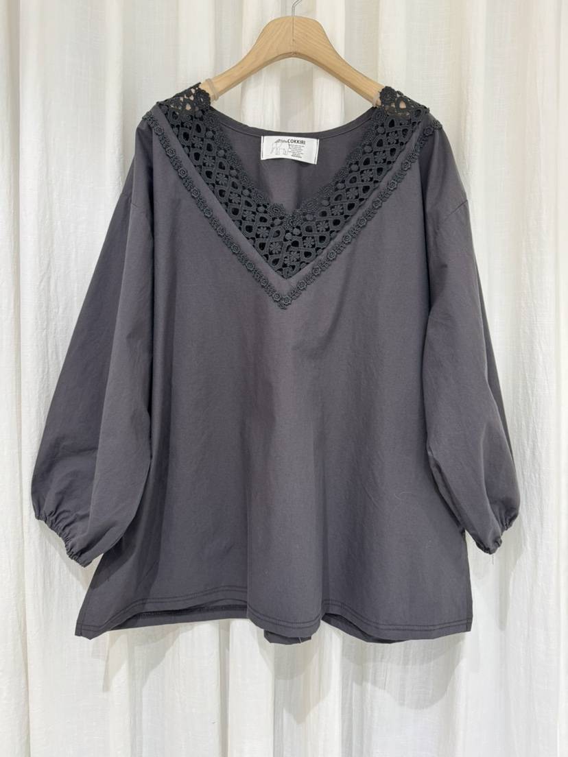 COKKIRI韓國直郵女士新款推薦26春夏職業熱賣時尚襯衫蕾絲衫COKKIRI襯衫/蕾絲衫